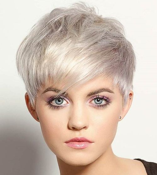 47 Amazing Pixie Bob You Can Try Out This Summer! With Asymmetrical Silver Pixie Hairstyles (View 18 of 25)