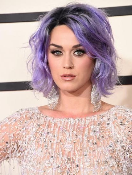48 Irresistibly Beautiful Purple Hair Color Styles | Hairstylo Within Short Messy Lilac Hairstyles (View 10 of 25)