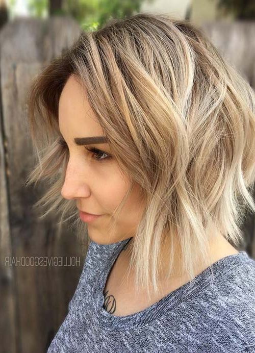 55 Short Hairstyles For Women With Thin Hair | Fashionisers Throughout Airy Gray Pixie Hairstyles With Lots Of Layers (Photo 24 of 25)