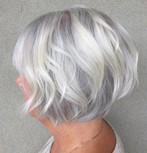 90 Classy And Simple Short Hairstyles For Women Over 50 | Hair For Gray Bob Hairstyles With Delicate Layers (Photo 1 of 25)