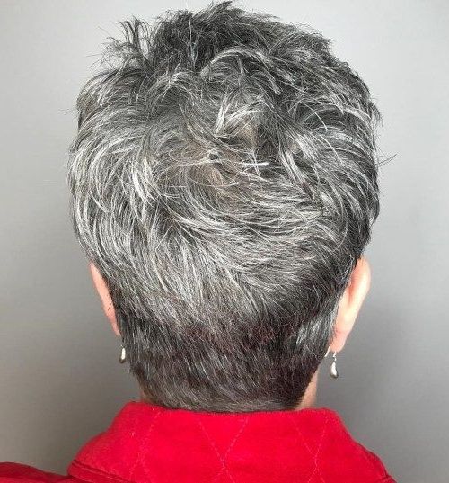 Featured Photo of 25 Best Ideas Tapered Gray Pixie Hairstyles with Textured Crown