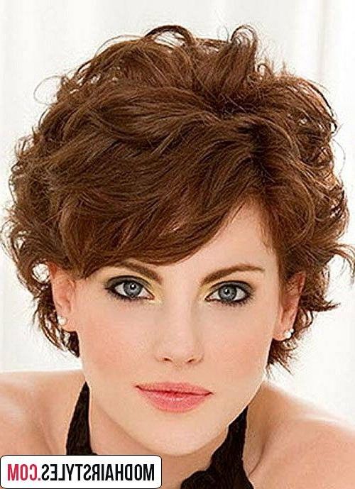 Best 20 Short Wavy Hairstyle Ideas | Shirleykhoward@gmail In Pertaining To Feminine Shorter Hairstyles For Curly Hair (View 19 of 25)