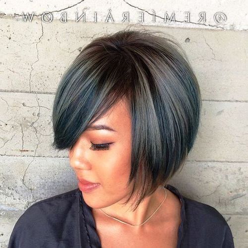 Love The Subtle Color Differences In This Sophisticated Bobblack Within Silver And Sophisticated Hairstyles (View 3 of 25)