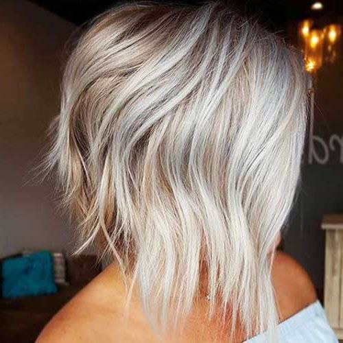 Pretty Cool Inverted Bob Haircut Ideas For Stylish Ladies | Short In Angled Ash Blonde Haircuts (Photo 18 of 25)
