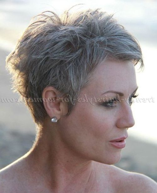 Short Pixie Haircuts For Women Over 50 – Wow – Image Results Inside Gray Pixie Hairstyles For Over  (View 7 of 25)