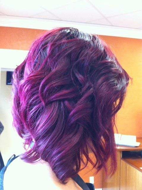 Short Purple Hairstyles | All Hairstyles Throughout Short Messy Lilac Hairstyles (Photo 17 of 25)