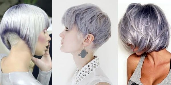 Silver Shades For Short Haircuts!!! – The Haircut Web With Silver Bob Hairstyles With Hint Of Purple (Photo 16 of 25)