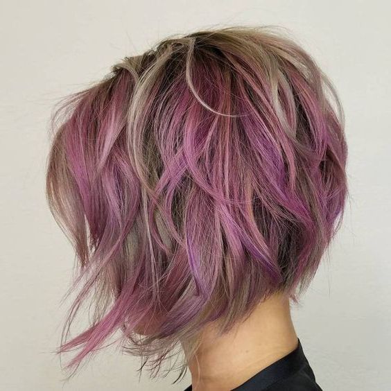 Stylish Messy Hairstyles For Short Hair – Women Short Haircut Ideas Regarding Short Messy Lilac Hairstyles (View 5 of 25)