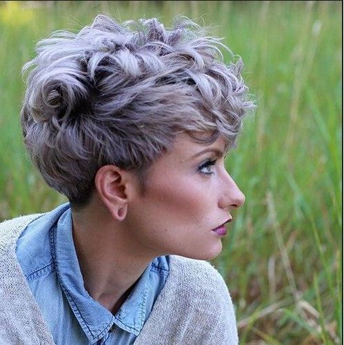 Top 18 Short Hairstyle Ideas | Hair | Pinterest | Short Hair Styles Throughout Short Messy Lilac Hairstyles (View 14 of 25)