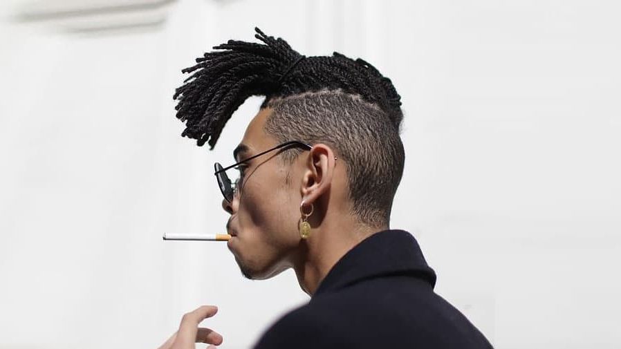 10 Awesome Dreadlock Hairstyles For Men – The Trend Spotter Inside Long Lock Mohawk Hairstyles (Photo 19 of 25)