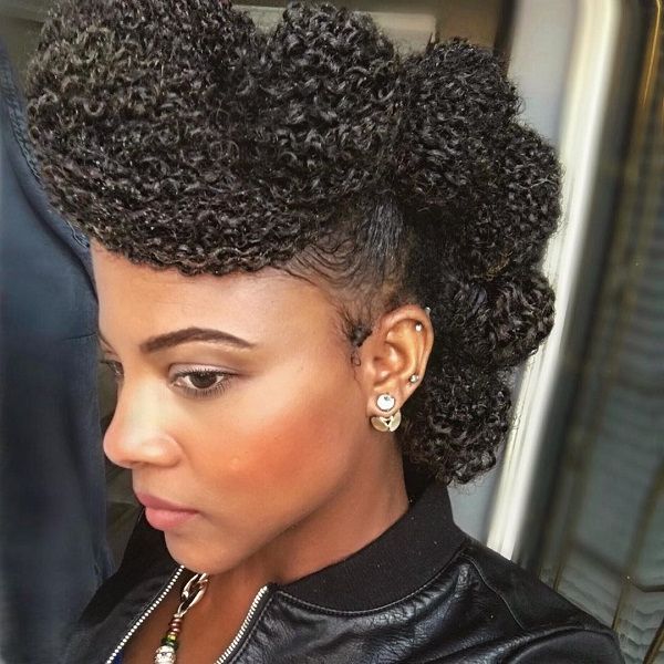 10 Christmas Party Styles For Natural Hair | Hergivenhair With Braids And Twists Fauxhawk Hairstyles (Photo 24 of 25)