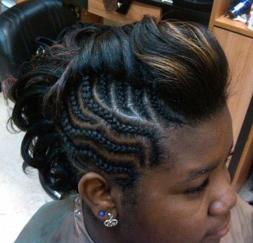 10 Stunning Half Braided Hairstyles For Black Women – Awesome Half In Stunning Silver Mohawk Hairstyles (Photo 22 of 25)