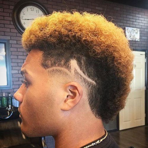 15 Best Burst Fade Mohawk Haircuts [2019 Guide] | Black Men Haircuts Within Platinum Mohawk Hairstyles With Geometric Designs (View 6 of 25)
