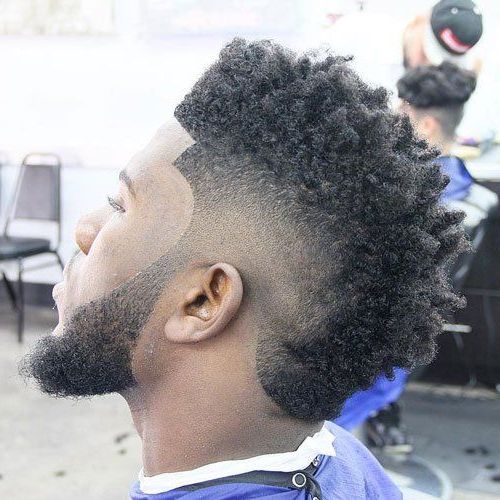 15 Best Burst Fade Mohawk Haircuts [2019 Guide] | My | Pinterest For Curl–accentuating Mohawk Hairstyles (View 19 of 25)
