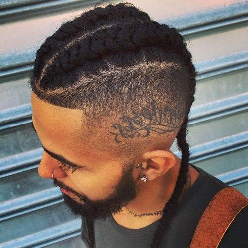 20 New Super Cool Braids Styles For Men You Can`t Miss | Projects To Within Mohawk Hairstyles With Multiple Braids (Photo 5 of 25)