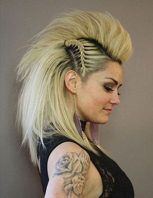 20 Newest Faux Hawks For Girls And Women | Fashion | Hair Styles Pertaining To The Neelix Faux Hawk Hairstyles (Photo 1 of 25)