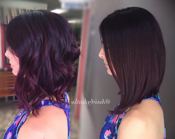 21 Amazing & Inspiring Angled Bob Hairstyles We Love | Styles Weekly Inside Current Medium Angled Purple Bob Hairstyles (View 7 of 25)