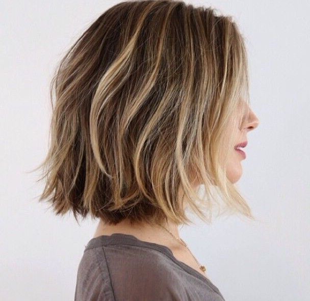 21 Textured Choppy Bob Hairstyles: Short, Shoulder Length Hair Intended For Recent Straight Rounded Lob Hairstyles With Chunky Razored Layers (View 12 of 25)