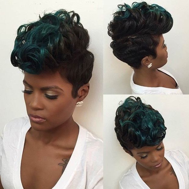 23 Faux Hawk Hairstyles For Women | Stayglam In Black Braided Faux Hawk Hairstyles (Photo 13 of 25)