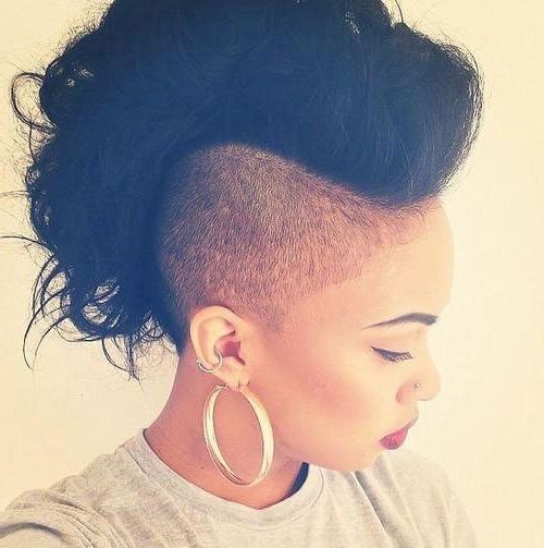 25 Wild & Fashionable Mohawk Hairstyles For Black Women Within Long Lock Mohawk Hairstyles (Photo 20 of 25)