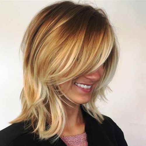 29 Sassy Medium Layered Haircuts To Look Elegantly Outstanding Throughout Current Swoopy Layers Hairstyles For Mid Length Hair (Photo 4 of 25)