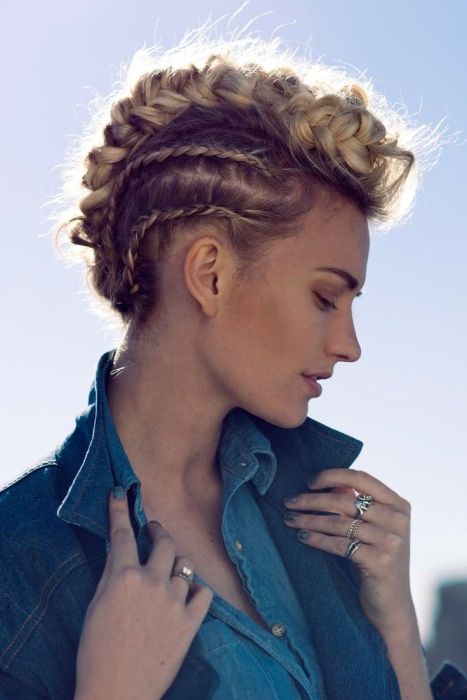 30 Braided Mohawk Styles That Turn Heads Inside Mohawk Hairstyles With Multiple Braids (Photo 8 of 25)