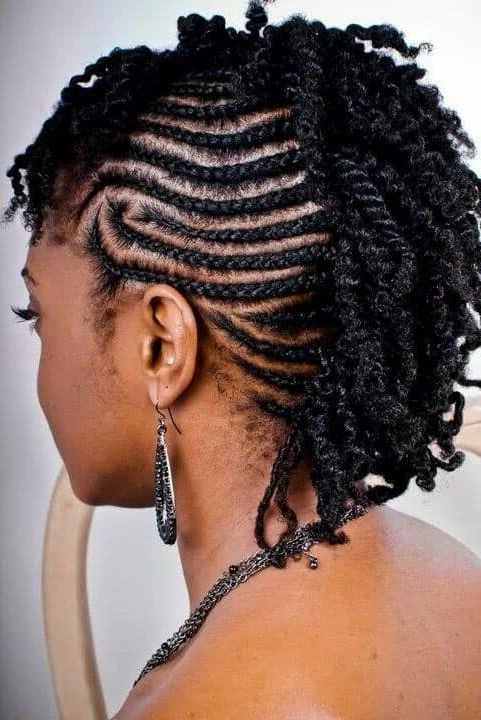 30 Drop Dead Two Strand Twists – Hairstylecamp In Braids And Twists Fauxhawk Hairstyles (Photo 25 of 25)