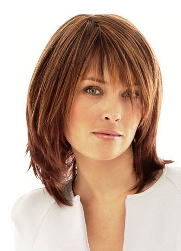 30 Hairstyles For Women Over 50 | Hairstyles And Haircuts Regarding 2018 Mid Length Two Tier Haircuts For Thick Hair (Photo 17 of 25)