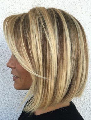 40 Chic Angled Bob Haircuts | Hair | Pinterest | Hair, Hair Styles For Recent Straight Rounded Lob Hairstyles With Chunky Razored Layers (Photo 11 of 25)