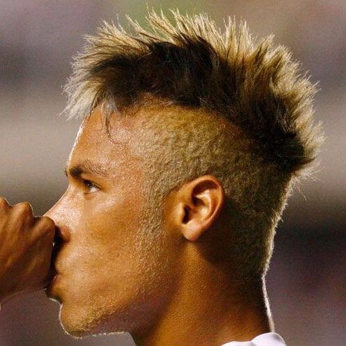45 Amazing Neymar Haircut Ideas | Menhairstylist Men Hairstylist With Regard To Platinum Fauxhawk Haircuts (Photo 18 of 25)