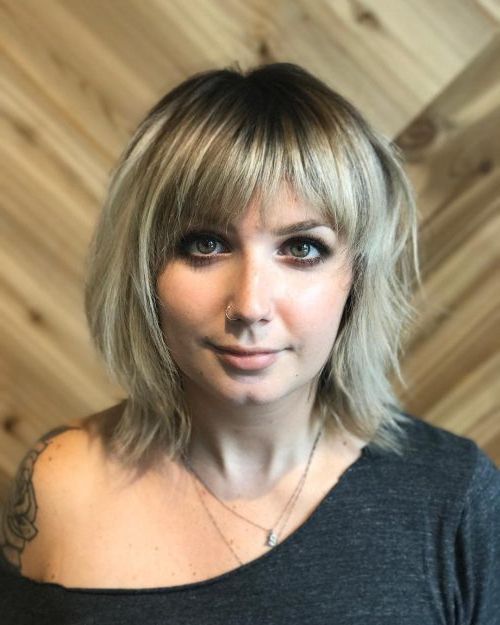 45 Chic Choppy Bob Hairstyles For 2019 Within Recent Shoulder Length Haircuts With Jagged Ends (Photo 18 of 25)