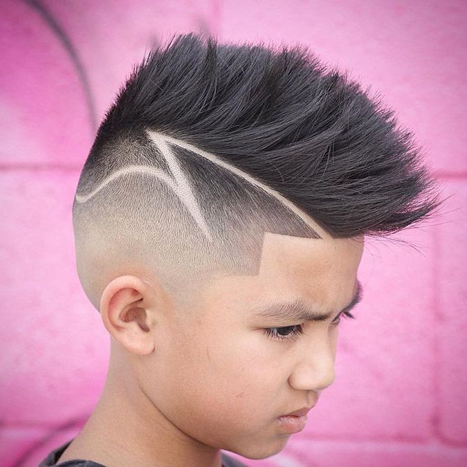 50 Cool Haircuts For Kids | Kiddie Stuff | Hair Cuts, Haircut With Regard To High Mohawk Hairstyles With Side Undercut And Shaved Design (Photo 5 of 25)