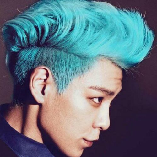 50 Eccentric Mohawk Haircut Ideas | Menhairstylist Men Hairstylist With Regard To Textured Blue Mohawk Hairstyles (Photo 9 of 25)
