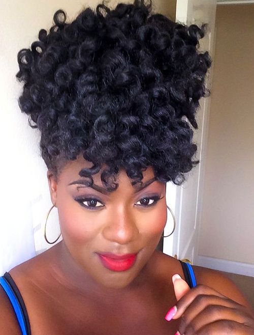 50 Mohawk Hairstyles For Black Women | Stayglam In Cute And Curly Mohawk Hairstyles (View 7 of 25)