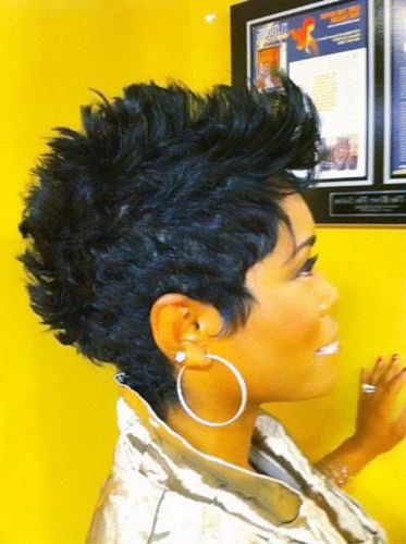 50 Mohawk Hairstyles For Black Women | Stayglam Inside Soft Spiked Mohawk Hairstyles (View 23 of 25)