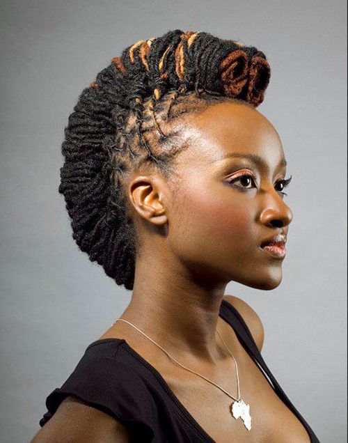 50 Mohawk Hairstyles For Black Women | Stayglam Regarding Designed Mohawk Hairstyles (View 15 of 25)