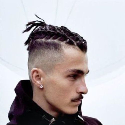 55 Coolest Faux Hawk Haircuts For Men – Men Hairstyles World Inside Black Braided Faux Hawk Hairstyles (Photo 19 of 25)