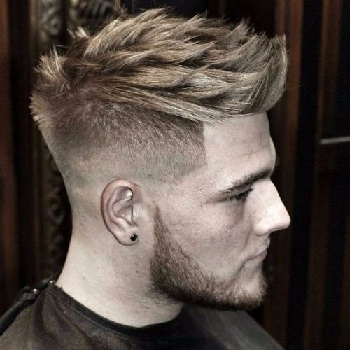 55 Coolest Faux Hawk Haircuts For Men – Men Hairstyles World With The Faux Hawk Mohawk Hairstyles (Photo 1 of 25)