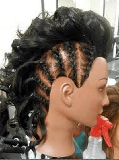 6 Edgy Braided Mohawk Hairstyles For Black Women In 2014 Intended For Braided Mohawk Haircuts (Photo 18 of 25)