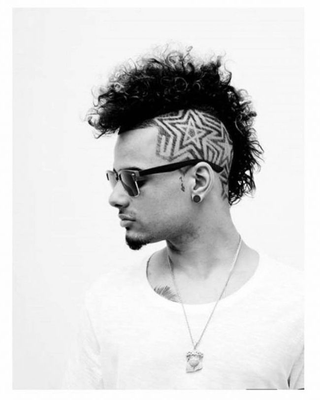 60 Stunning Curly Mohawk Designs – [2018 Bad Boy Style] Throughout Mohawks Hairstyles With Curls And Design (View 22 of 25)