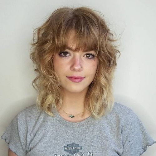61 Chic Medium Shag Haircuts For 2019 In Best And Newest Brunette Messy Shag Hairstyles (View 23 of 25)