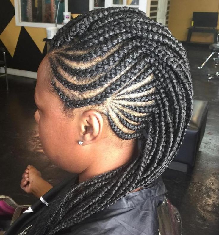 70 Best Black Braided Hairstyles That Turn Heads | Black Hairstyles Inside Braided Mohawk Hairstyles (View 5 of 25)