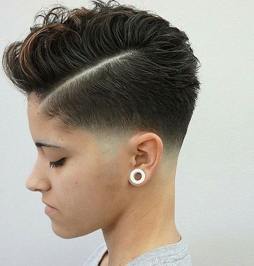 70 Most Gorgeous Mohawk Hairstyles Of Nowadays | Beauty | Pinterest For Long Platinum Mohawk Hairstyles With Faded Sides (Photo 3 of 25)