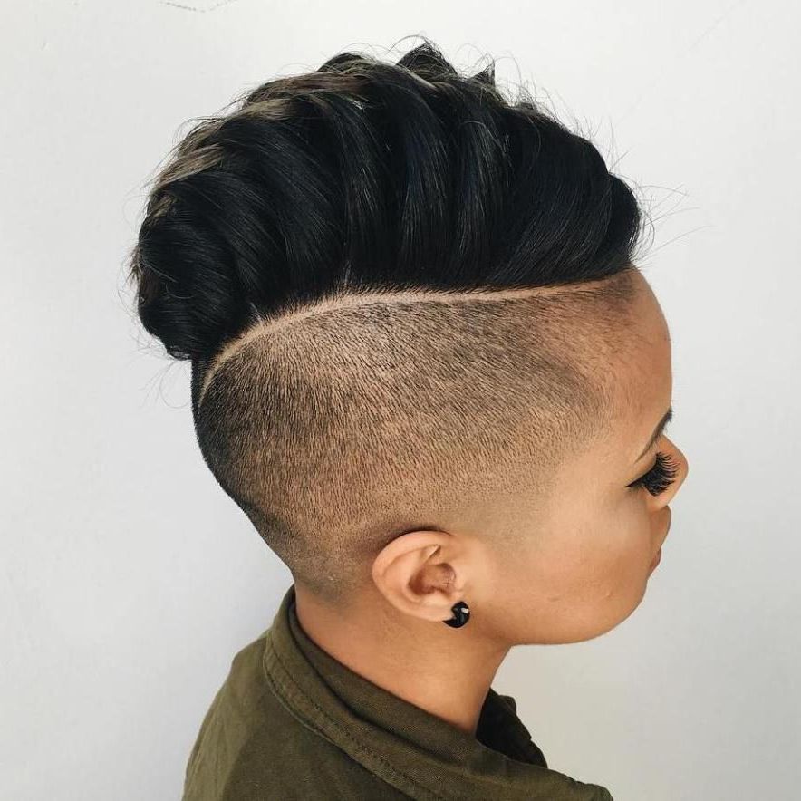 70 Most Gorgeous Mohawk Hairstyles Of Nowadays In 2018 | She Style Inside Mini Braided Babe Mohawk Hairstyles (View 2 of 25)
