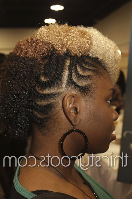 Blonde Black Mohawk Hairstyles – Thirstyroots: Black Hairstyles For Blonde Mohawk Hairstyles (Photo 21 of 25)