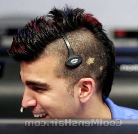 Bobak Ferdowsi Mohawk Haircut – Cool Men's Hair Inside Barely There Mohawk Hairstyles (Photo 21 of 25)
