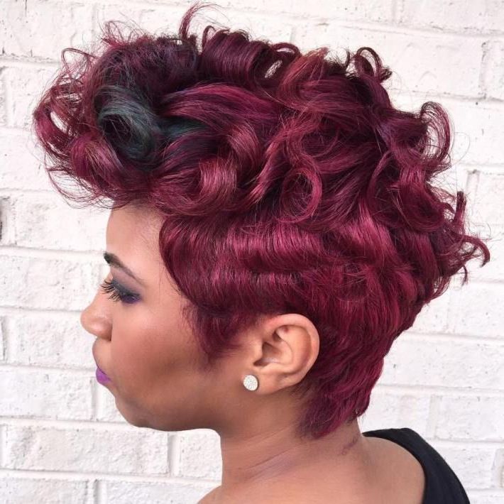 Featured Photo of The 25 Best Collection of Retro Curls Mohawk Hairstyles
