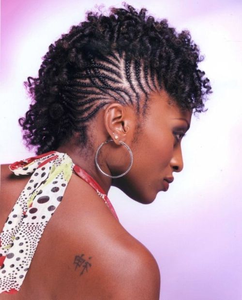 Braided Mohawk Hairstyles With Curls – 10 Dazzling Braided Mohawk Intended For Mohawks Hairstyles With Curls And Design (View 10 of 25)