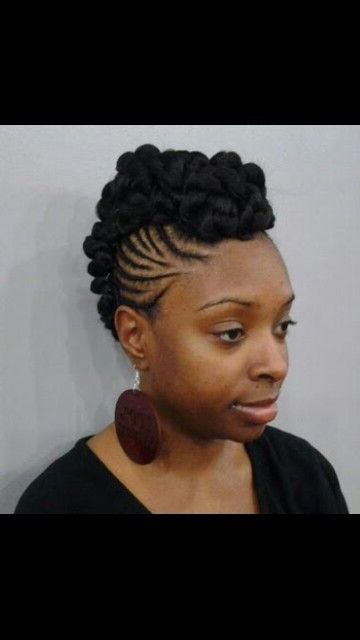 Braided Up Do! Via Google | Natural Hair | Pinterest Within Braided Tower Mohawk Hairstyles (View 2 of 25)
