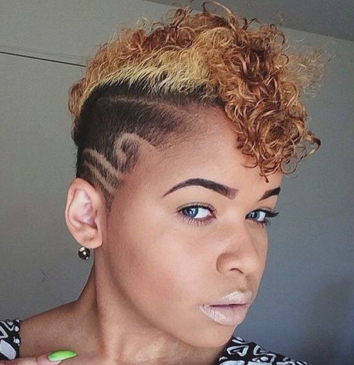 Curly Hairstyles : Creative Black Natural Curly Mohawk Hairstyles In Mohawks Hairstyles With Curls And Design (Photo 14 of 25)
